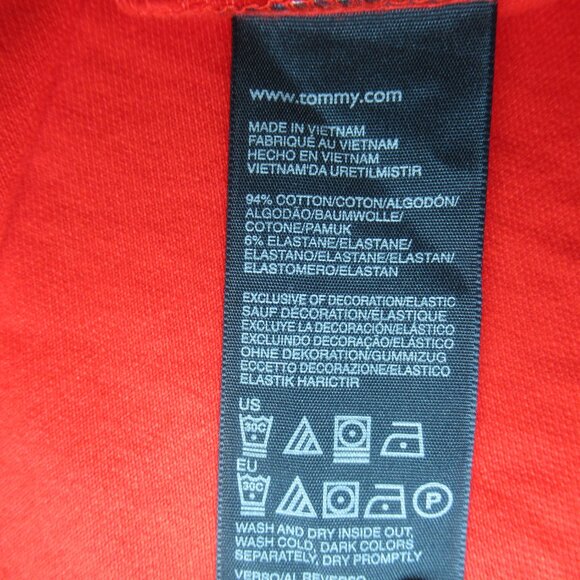 Tommy Hilfiger Red & White Striped Polo Dress | Size XL - Picture 9 of 10